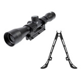 Bipe Universal Luneta Rossi 4x32mm Trilho 11mm P Hatsan