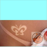 Biquini Adesivo Bronzeamento Natural 50 Cartelas Fitas Tatoo