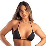 Biquini Cortininha Fita Top Com Bojo Removível Avulso Tamanho GG