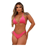 Biquíni Feminino Asa Delta Com Bojo Canelado Fio Duplo Praia