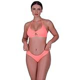 Biquini Feminino Com Bojo Removível Calcinha Borboleta Verão Moda Praia Uv 50 Afrodite BR Alfa G Regular LARANJA