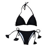 Biquíni Feminino Cortininha Empina Bumbum Bojo Neon Cores