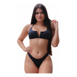 Biquíni Fio Dental Neon Novo Envio Imediato Com Bojo Anitta