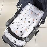 Biramar Baby Fox Ninho Para Carrinho E Mini Berço Branco Preto 64 X 36 X 10 Cm