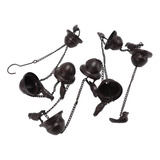 Bird Rain Chain Sinos De Chuva Decorativos De Bronze Antigo