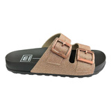 Birken Rasteira Chinelo Flat Moleca Com