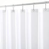 Biscaynebay Cortinas De Banheiro De Tecido De Qualidade De Hotel 182-88 Cm X 182-88 Cm- Cortinas De Banheiro Resistentes à Ferrugem Ilhós Bainha Inferior Pesada Lavável Na Máquina