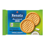 Biscoito Amanteigado Coco Sache Individual Renata