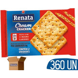 Biscoito Cream Cracker Sache Renata Tipo Agua E Sal   360 Un