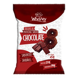 Biscoito Fit Chocolate Com Whey Protein 45g Wheyviv