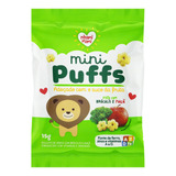 Biscoito Nhami Mami Mini Puffs De Brócolis E Maçã Sem Glúten Sem Sal 15 G