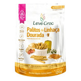 Biscoito Palitos Salgados Sem Glúten Linhaça Dourada 120g
