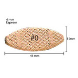 Biscoito Para Fresadora De Junção 0 A 16922 4 Mm Makita