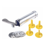 Biscoito Press Maquina Fazer Biscoito Confeitar 15pc
