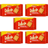 Biscoito Vitarela Delicita Cristal 414g Kit 5 Unidades