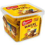 Biscoito Wafer Bauducco Cx 20 Pcts Chocolate E Baunilha 800g