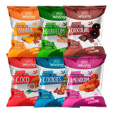 Biscoito Wheyviv Fit Com Whey Protein 45g Todos Sabores X6