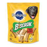 Biscrok Maxi Pedigree Biscoito Cães Adultos Raças G 1kg