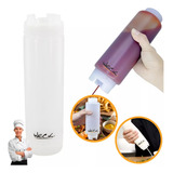 Bisnaga Invertida Profissional Multiuso Para Molhos 710ml