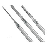 Bisturi P Podólogo Kit 3pcs N206 N214 E Formão N254 Thimon
