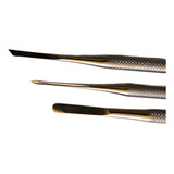 Bisturi P Podólogo Kit C 3pcs 206 214 E Formão 254