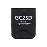 BITFUNX Adaptador De Cartão Micro SD GC2SD Adaptador De Cartão De Memória TF Suíço Adaptador De Videojogos Plug Play Adequado Para Consola De Jogos NGC Wii