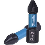 Bits De Impacto Com 02 Peças Makita Ph2 25mm B 63616