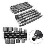 Bits P Parafusadeira Kit Com 9 Soquetes 5a13mm 10 Ponteiras
