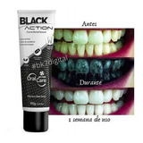 Black Action Clareador Dental Carvão Ativado 100 Natural