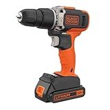 Black Decker Furadeira E Parafusadeira VRR Com 2 Velocidades Furadeira De Impacto 360 RPM A 1 400 RPM 110V Modelo BCD704C1 20V