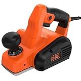 BLACK-DECKER Plaina Elétrica 710W- Profundidade De Corte 2mm- Largura De Corte 82mm- Recesso 11mm- Com Adaptador De Aspiração De Pó- Modelo BEW712- 110V