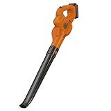 BLACK-DECKER Soprador De Folhas- Leve E Silencioso- Sem Fio- Com Bateria E Carregador- Modelo LSW221- Bivolt