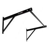 Blackwolf Barra Fixa Parede Academia Musculação Crossfit Calistenia Cor Preto 4kg