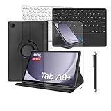 Blance Kit Capa Com Teclado Película De Vidro Caneta Touch Para Tablet Galaxy Tab A9 Plus