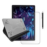 Blance Kit Capa Couro Película De Hydrogel Caneta Touch Para Tablet Positivo Vision Tab 10