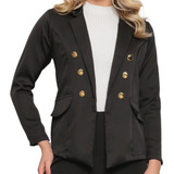 Blazer Feminino Alfaiataria Social Moda