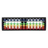 BlingGlow 13 Colunas Portátil De Plástico ábaco Aritmético Soroban Ferramenta De Cálculo Com Contas Coloridas Educacional Infantil Soroban Ábaco Colorido