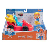 Blippi Veículo Pull Back Go Kart Vehicle Candide 4118