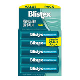 Blistex Medicated Lip Balm Protetor Labial Com 5unids Eua