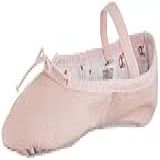 Bloch Sapatilha De Balé Unissex Infantil Bunnyhop De Couro Com Sola Completa Rosa 3 5 Narrow Big Kid