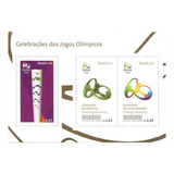 Bloco 194 Selo Celebrações Olimpíadas Rio De Janeiro 2016