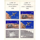 Bloco 84 Romênia 1971 Primeiros Satélites Russos Na Lua