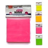 Bloco Adesivo Brw Smart Notes Neon 100 Folhas 7 6cm