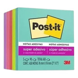Bloco Adesivo Post it 3m 76x76mm Cubo Tropical 5 Cores
