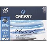 Bloco Aquarela Montval 300 G M Grain Fin A 4 24x32 Cm Com 12 Folhas Canson