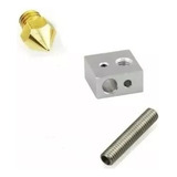 Bloco Aquecedor V5 Hotend Bico 0 4mm Reprap Impressora 3d