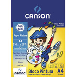 Bloco Canson A4 Pintura Infantil 300g m2