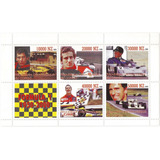 Bloco Congo Fórmula 1 Senna Mansell Prost Schumacher Hill