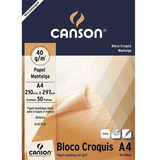 Bloco Croquis Papel Manteiga A4 40g Canson Desenhos