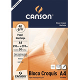 Bloco Croquis Papel Manteiga A4 40g Canson
